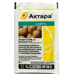 Номінал в.д.г., (тіаметоксам, 250 г/кг)