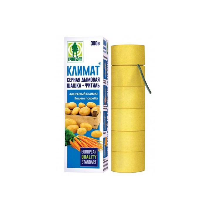 СІРЧАНА ДИМОВА ШАШКА «КЛІМАТ», ДШ, (Сірка - 750 г/кг)