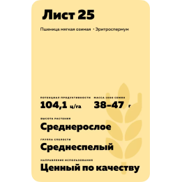 Лист 25