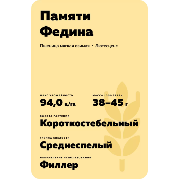 ПАМЯТИ ФЕДИНА