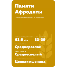 ПАМЯТИ АФРОДИТЫ