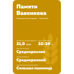 ПАМЯТИ ВАВЕНКОВА