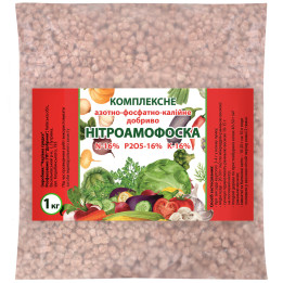 НИТРОАМОФОСКА ПОКРАШЕНОГО ГРАНУЛОМЕТРИЧНОГО СКОЛАДУ
